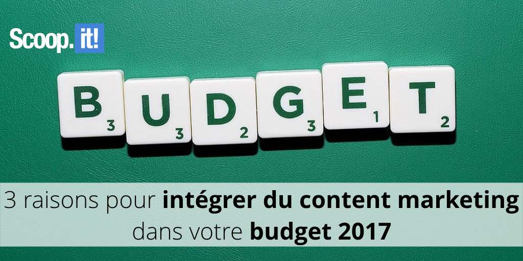 content marketing budget 2017