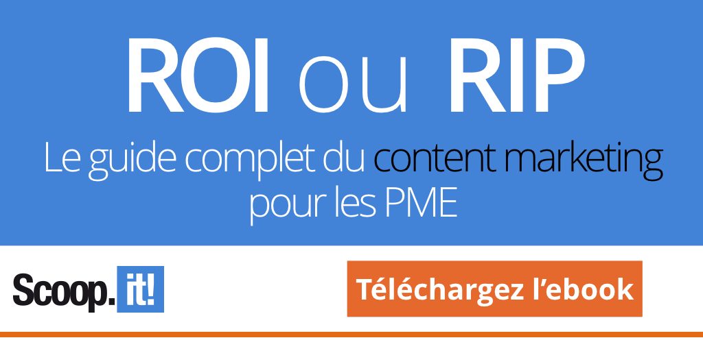 Téléchargez l'ébook ROI ou RIP, le guide complet du content marketing pour les PME