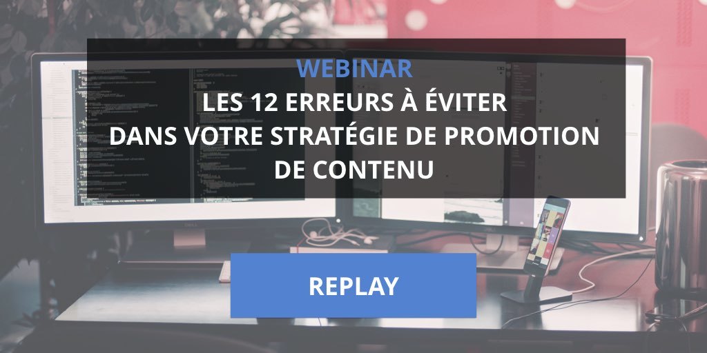 replay webinar promotion contenu