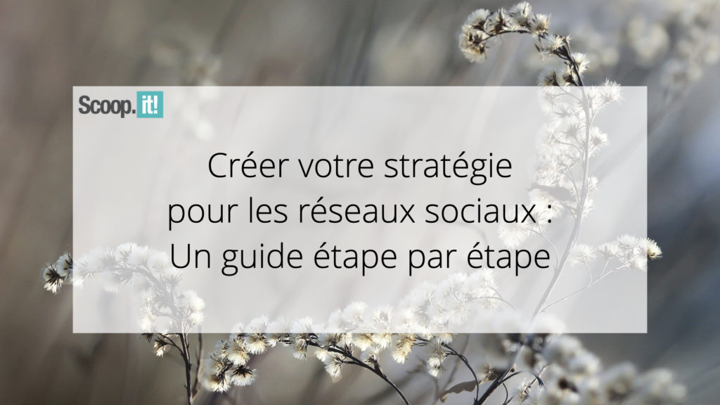 Créer votre stratégie pour les réseaux sociaux : un guide étape par étape