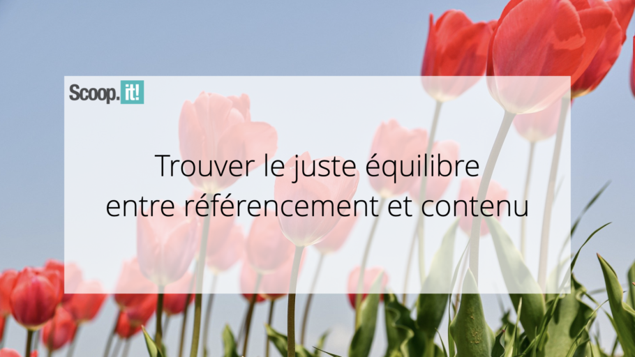 Trouver le juste équilibre entre référencement et contenu