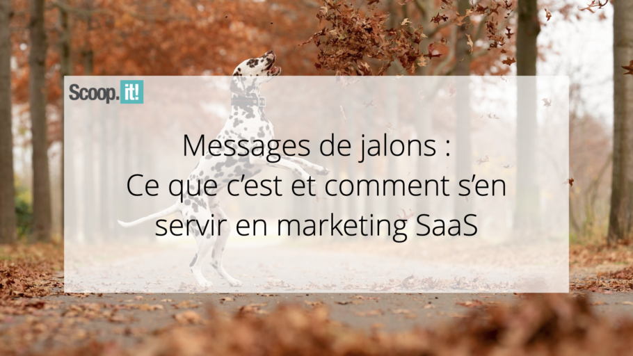 Messages de jalons : Ce que c'est et comment s’en servir en marketing SaaS